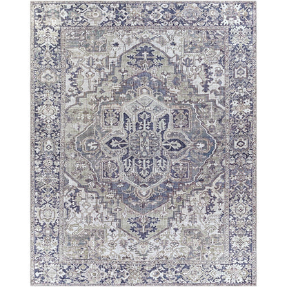 Livabliss Iris Updated Traditional Medallion Area Rug