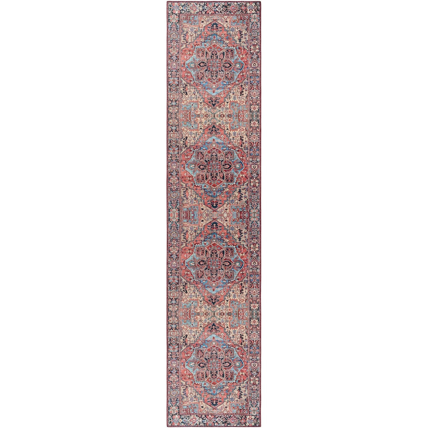 Livabliss Iris Updated Traditional Medallion Area Rug