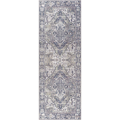 Livabliss Iris Updated Traditional Medallion Area Rug