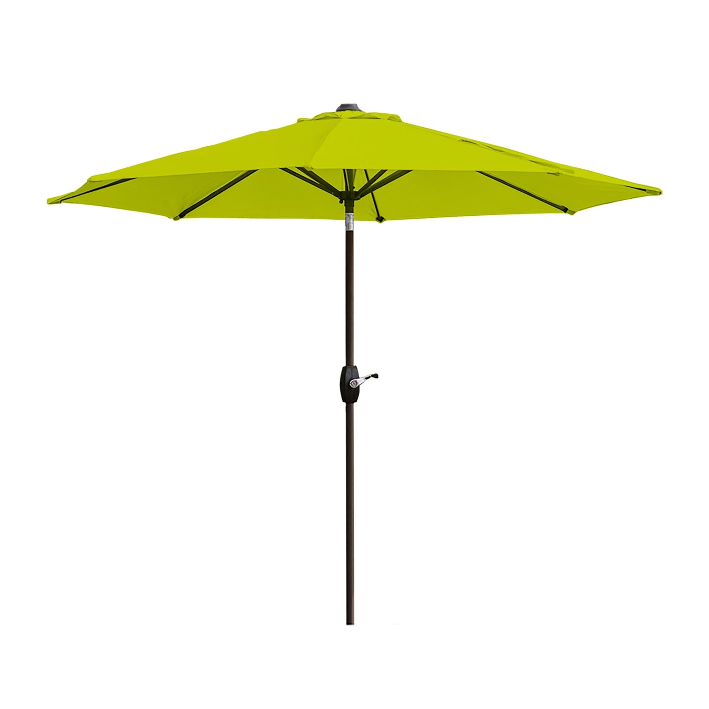 Lopes 9-foot Patio Umbrella with Bronze Finish Base Weight Stand Included