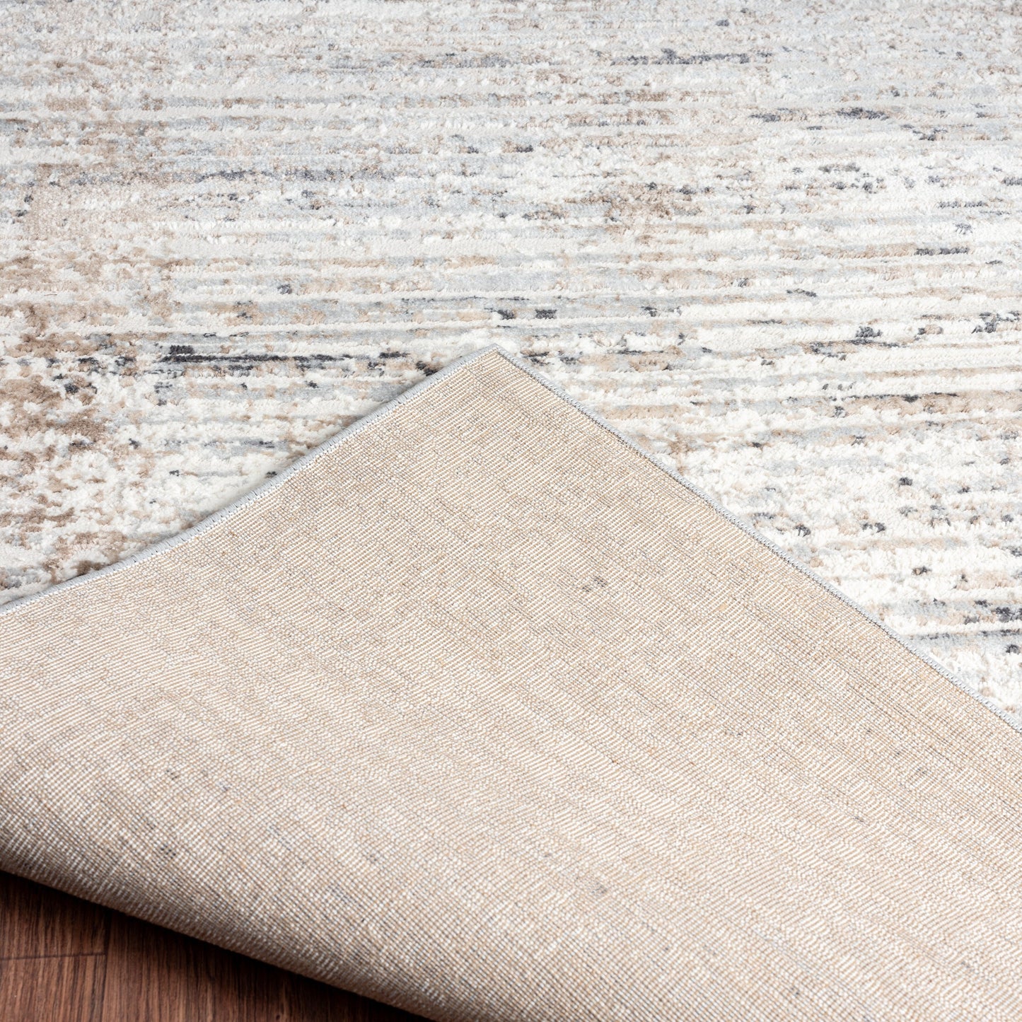 Lumina High-Low Pile Modern and Contemporary Abstract Strie Area Rug