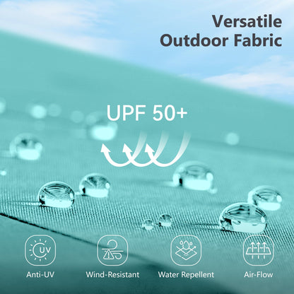 MAISON ARTS 13ft Double -Sided Patio Umbrella Extra Large with Crank