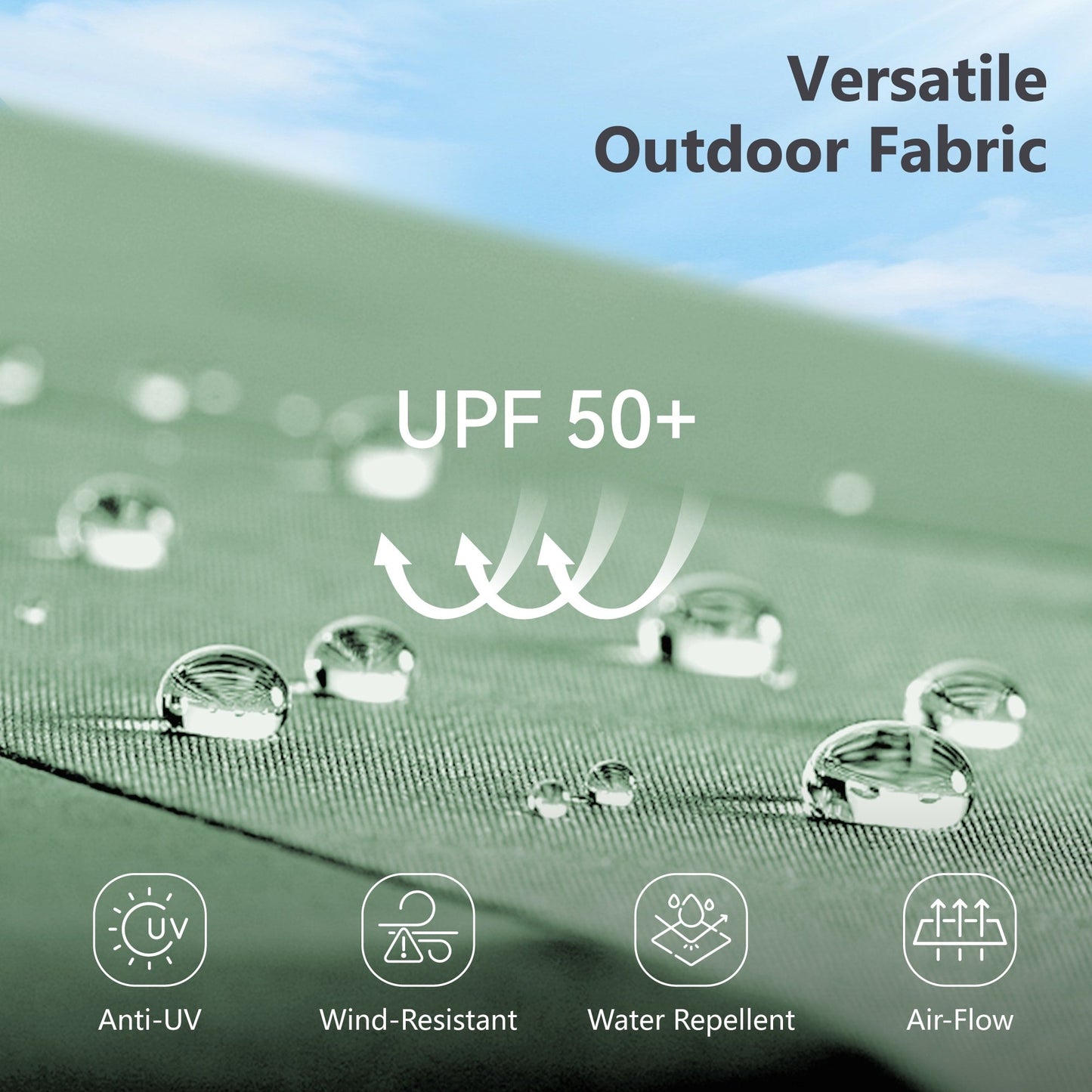 MAISON ARTS 13ft Double -Sided Patio Umbrella Extra Large with Crank