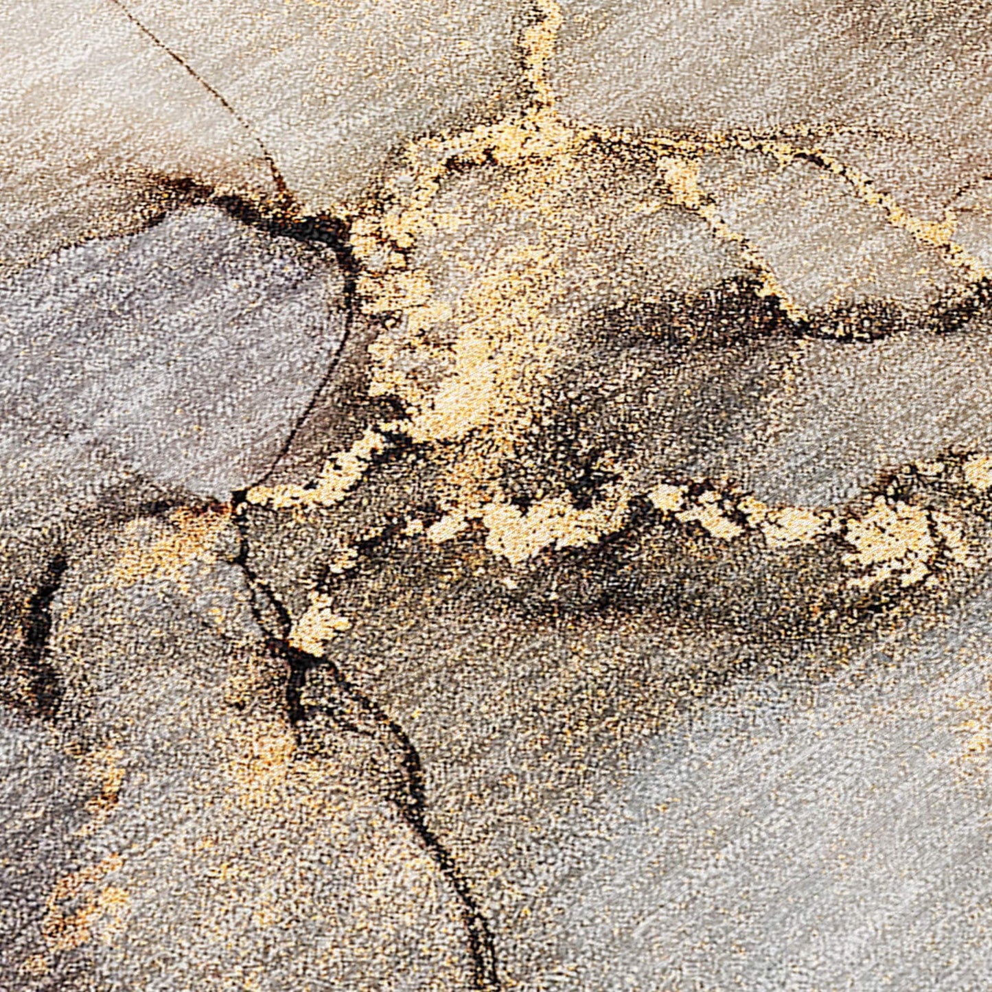 Machine Washable Indoor/ Outdoor Abstract Chantille Rug