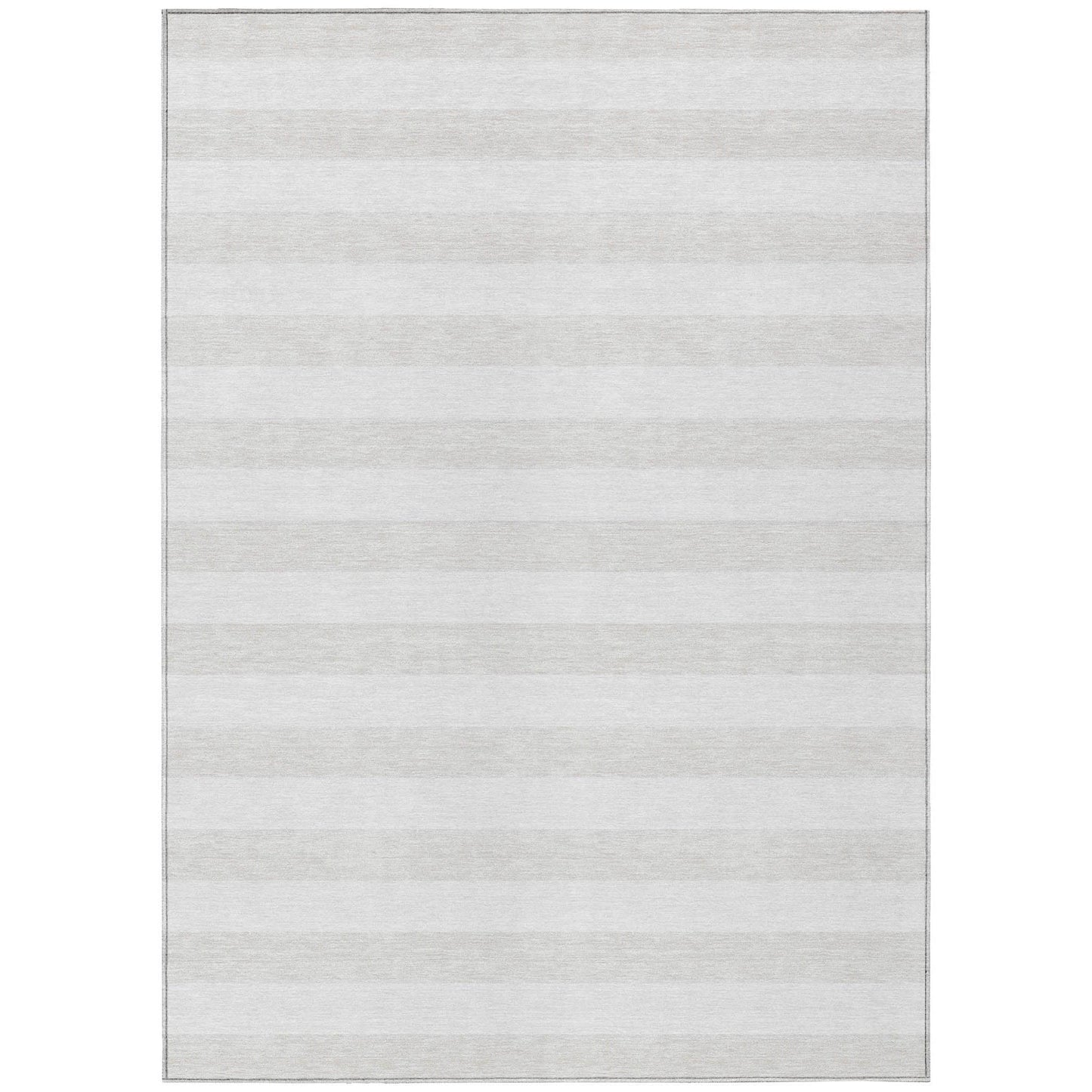Machine Washable Indoor/ Outdoor Cabana Stripe Chantille Rug