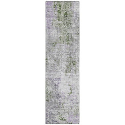 Machine Washable Indoor/ Outdoor Chantille Abstract Modern Rug