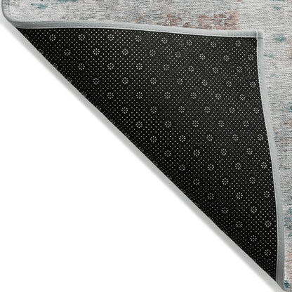 Machine Washable Indoor/ Outdoor Chantille Abstract Modern Rug