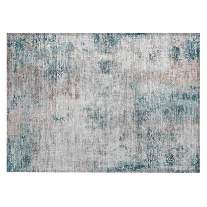 Machine Washable Indoor/ Outdoor Chantille Abstract Modern Rug