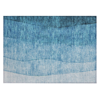 Machine Washable Indoor/ Outdoor Chantille Contemporary Ombre Rug