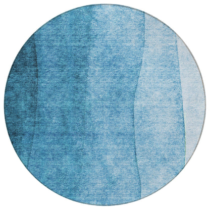 Machine Washable Indoor/ Outdoor Chantille Contemporary Ombre Rug