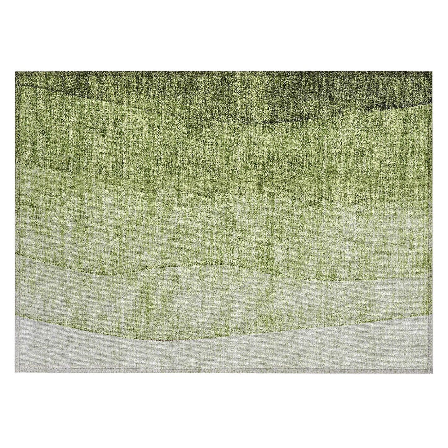 Machine Washable Indoor/ Outdoor Chantille Contemporary Ombre Rug