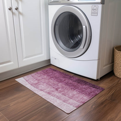 Machine Washable Indoor/ Outdoor Chantille Contemporary Ombre Rug