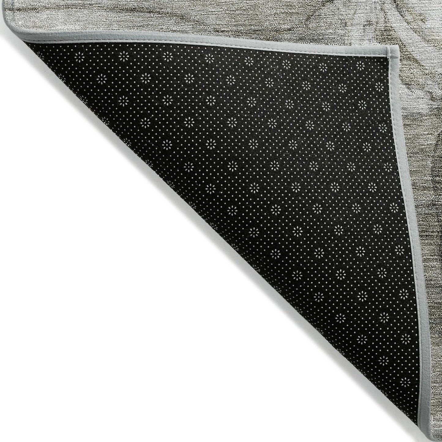 Machine Washable Indoor/ Outdoor Chantille Modern Floral Rug