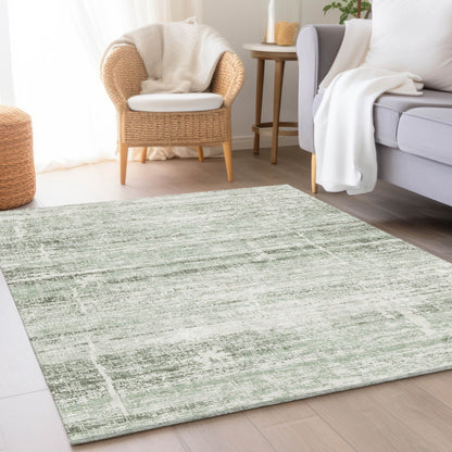 Machine Washable Indoor/ Outdoor Chantille Ombre Solid Rug