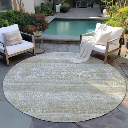 Machine Washable Indoor/ Outdoor Chantille Tribal Boho Rug