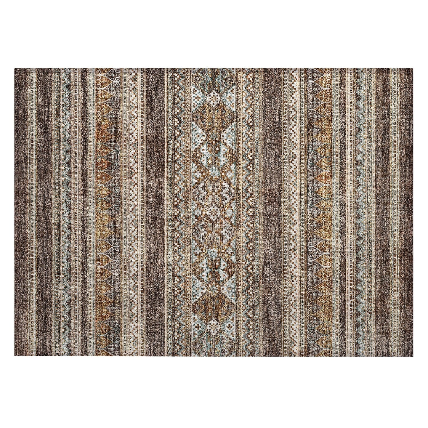 Machine Washable Indoor/ Outdoor Chantille Tribal Boho Rug