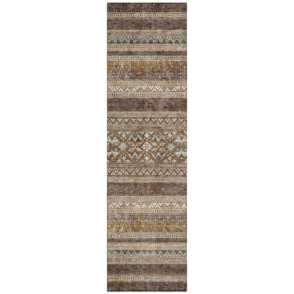 Machine Washable Indoor/ Outdoor Chantille Tribal Boho Rug