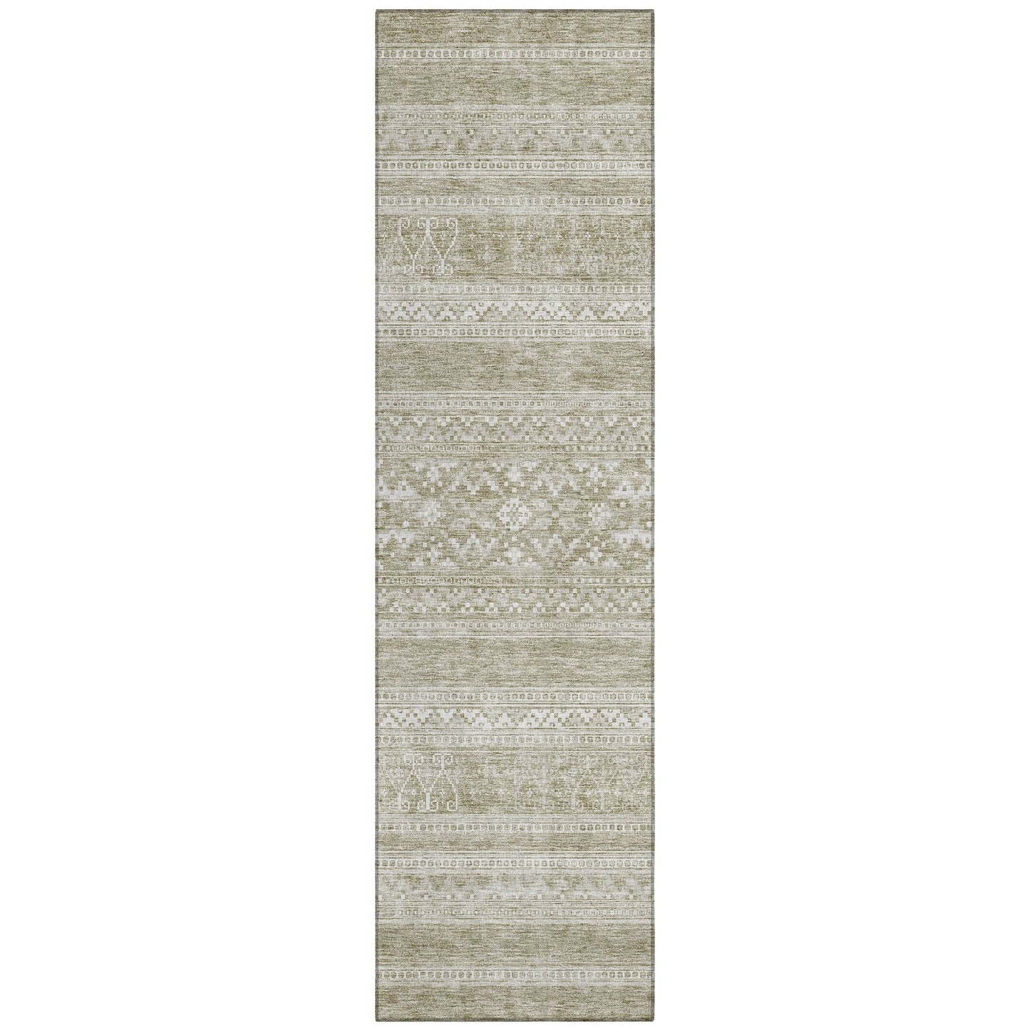 Machine Washable Indoor/ Outdoor Chantille Tribal Boho Rug