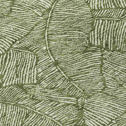 Machine Washable Indoor/ Outdoor Chantille Tropical Palm Rug