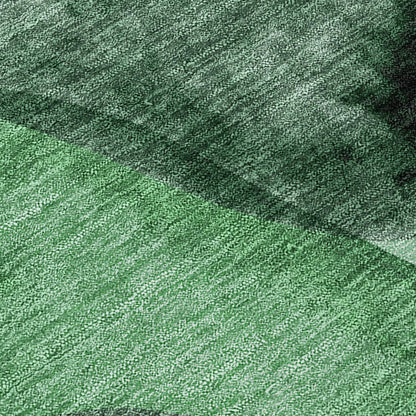 Machine Washable Indoor/ Outdoor Modern Chantille Rug