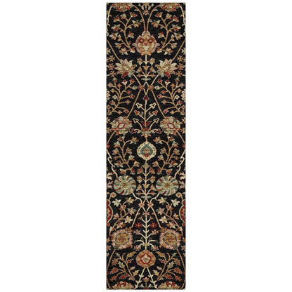 Machine Washable Indoor/ Outdoor Traditional Kashan Chantille Rug