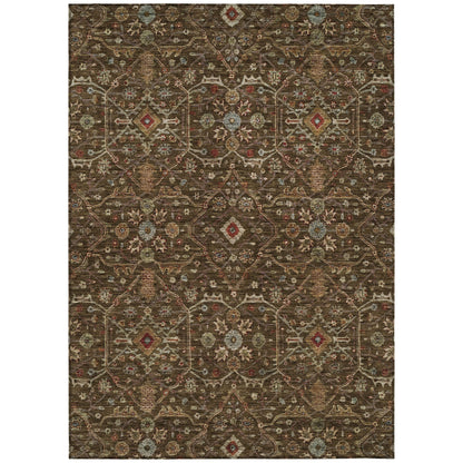 Machine Washable Indoor/ Outdoor Traditional Persian Chantille Rug