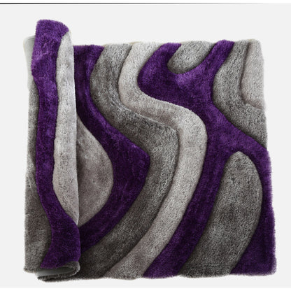 Mateos Shag Abstract Designed Area Rug