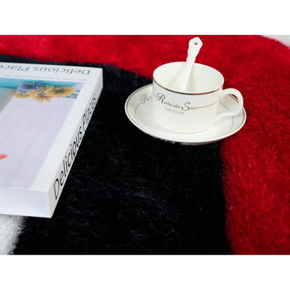 Mateos Shag Abstract Designed Area Rug