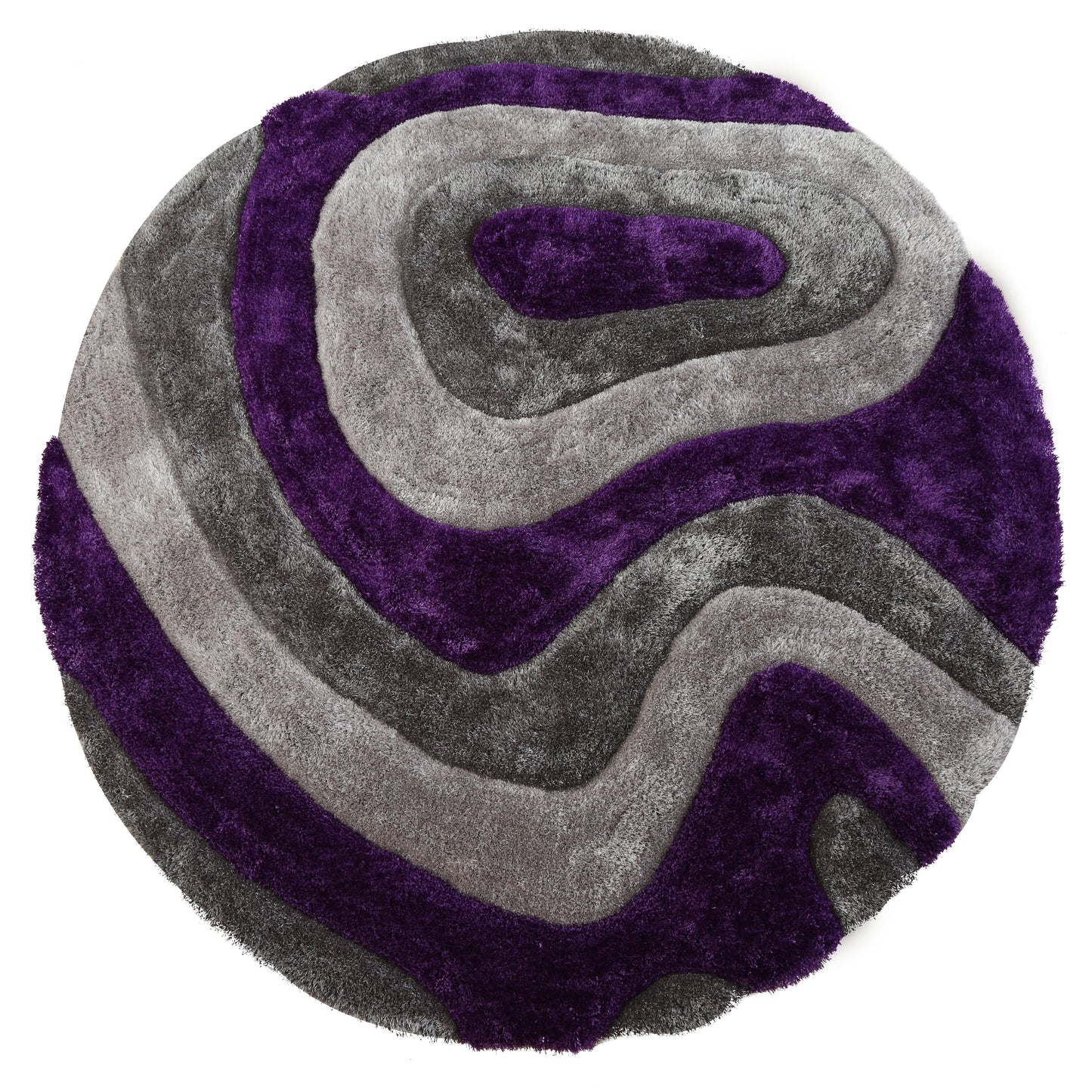 Mateos Shag Abstract Designed Area Rug