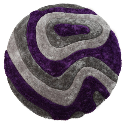 Mateos Shag Abstract Designed Area Rug