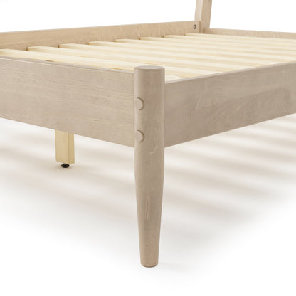 Mid-Century Panel Bed