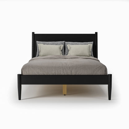 Mid-Century Panel Bed