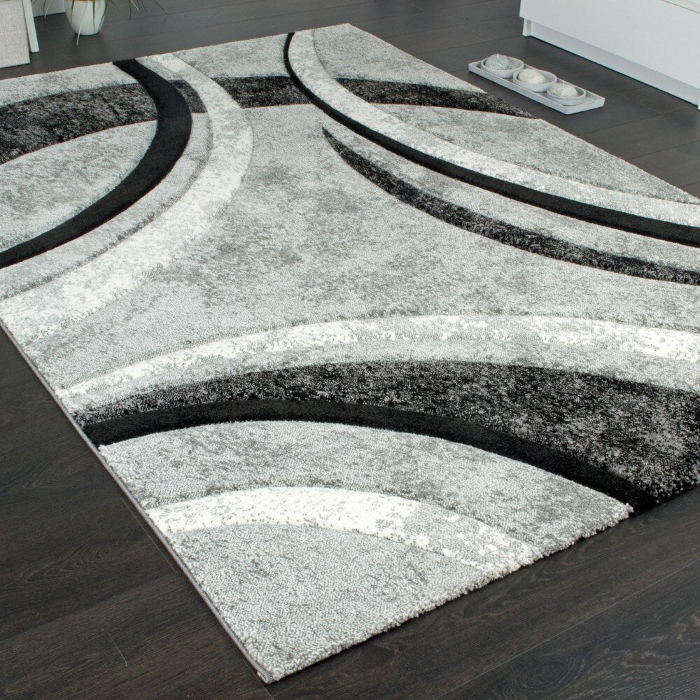 Modern Area Rug for Living Room Abstract Design