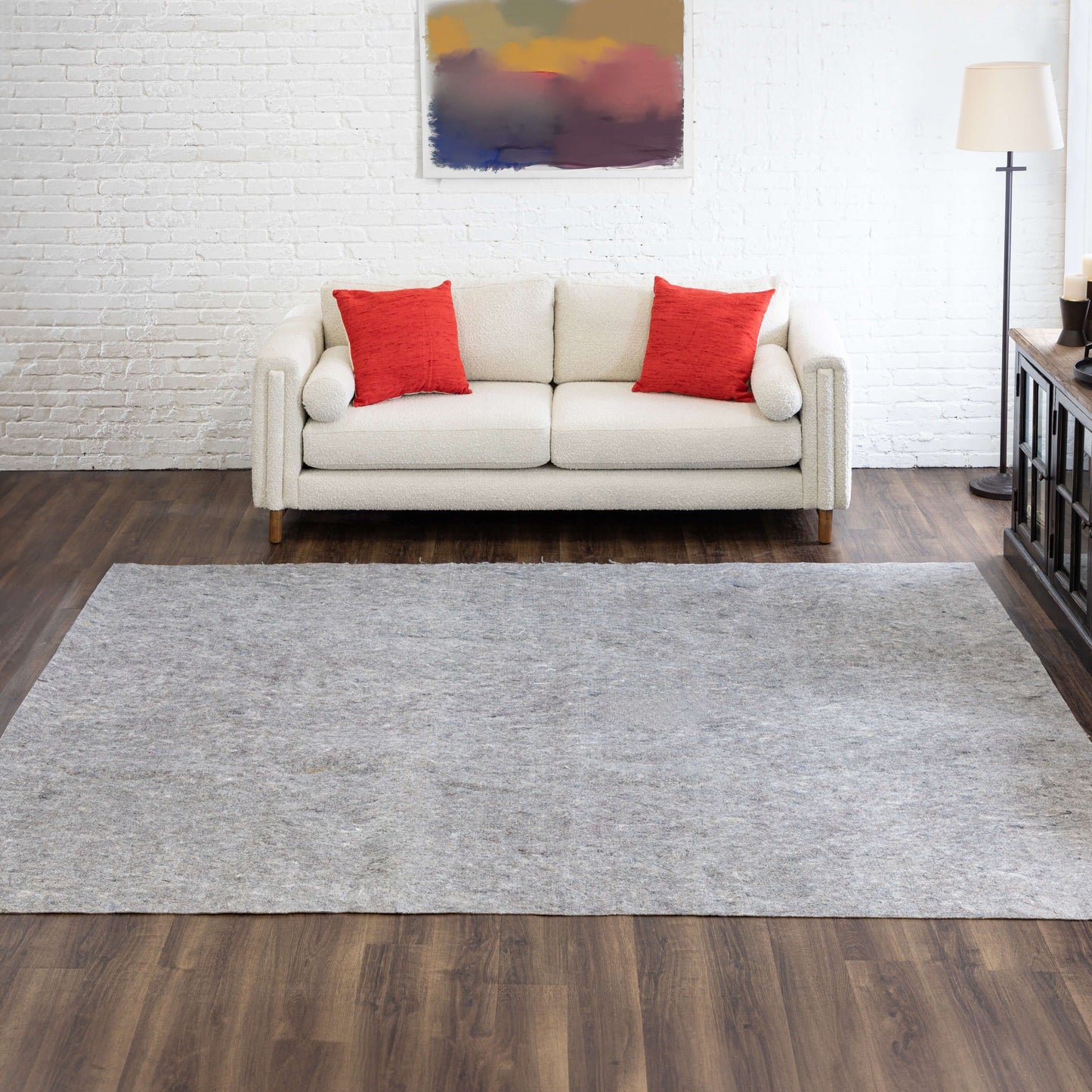 Mohawk Home Pet Friendly聽Rug Pad Spill Proof聽Reversible Non Slip Grip - Grey