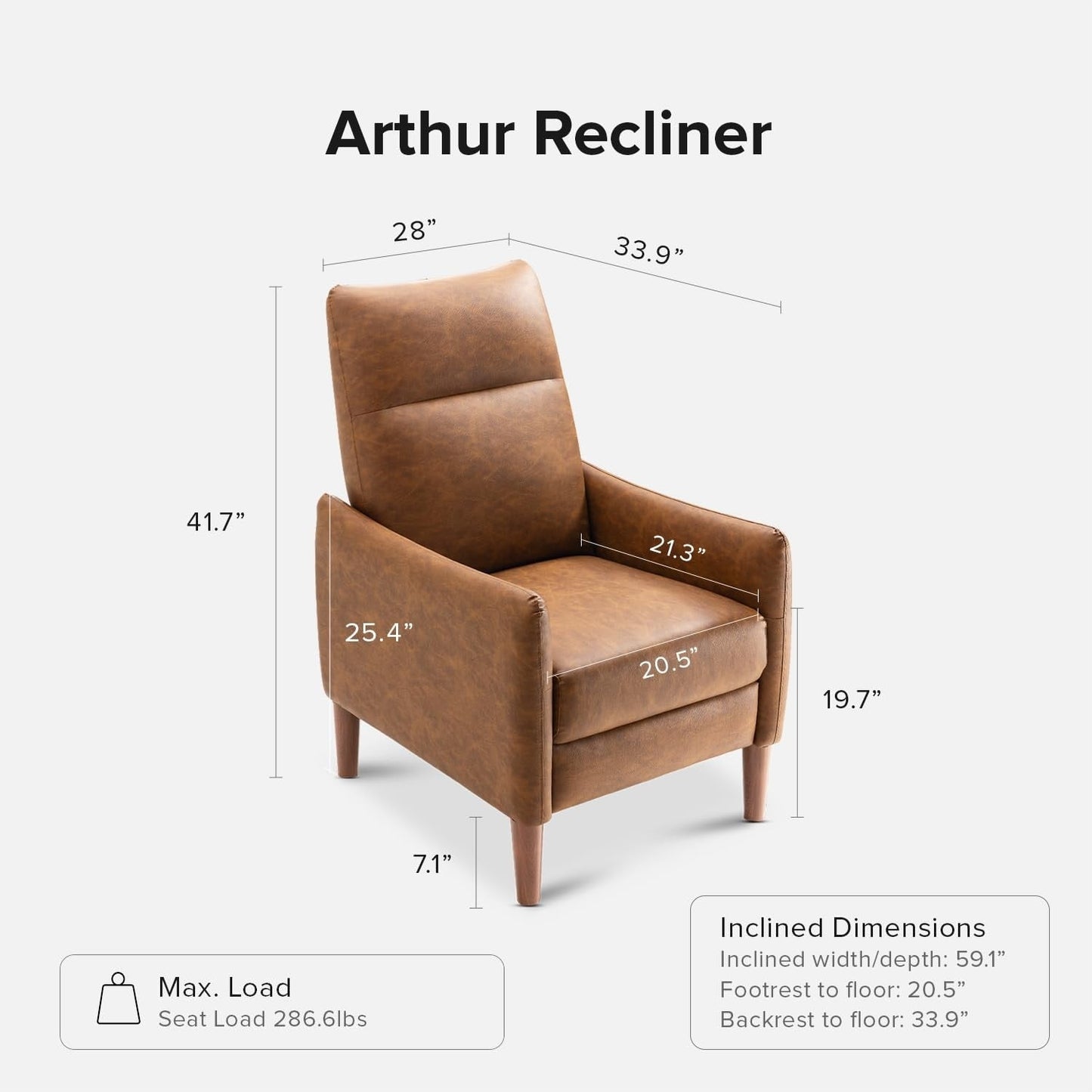 Fauteuil inclinable Arthur de Mopio