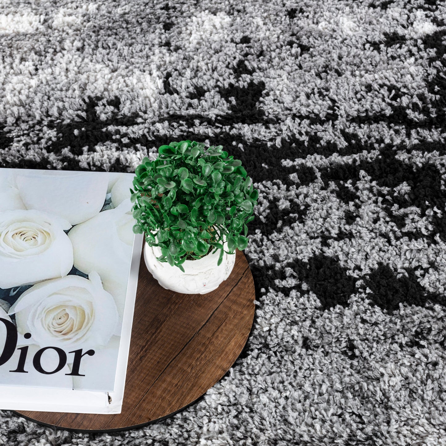 Noori Rug Lux Madison Abstract 2-Inch Shag Area Rug