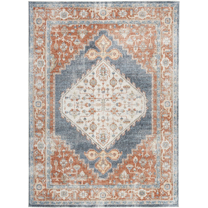 Nourison Abby Machine Washable Indoor only Persian Distressed Area Rug