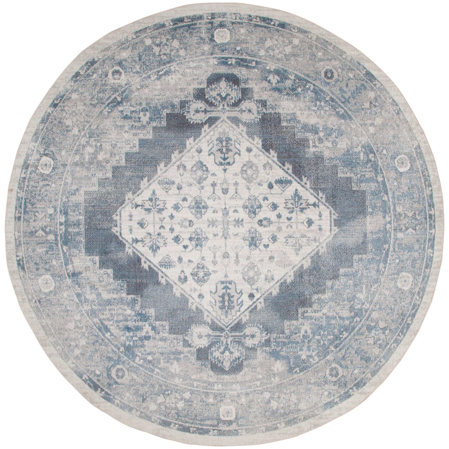 Nourison Abby Machine Washable Indoor only Persian Distressed Area Rug