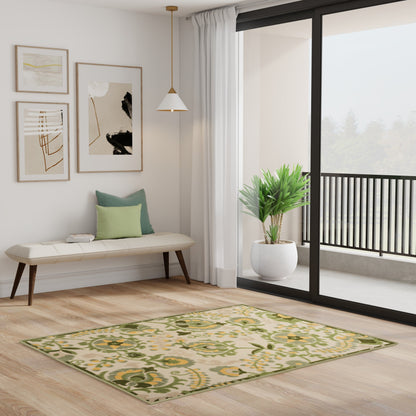 Nourison Alice Indoor/Outdoor Floral Area Rug