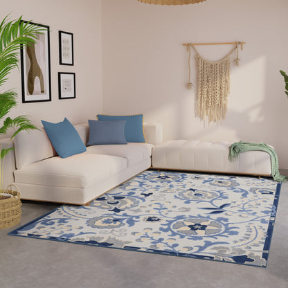 Nourison Alice Indoor/Outdoor Floral Area Rug
