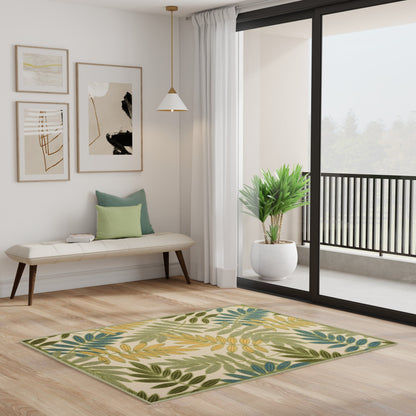 Nourison Alice Indoor/Outdoor Floral Area Rug