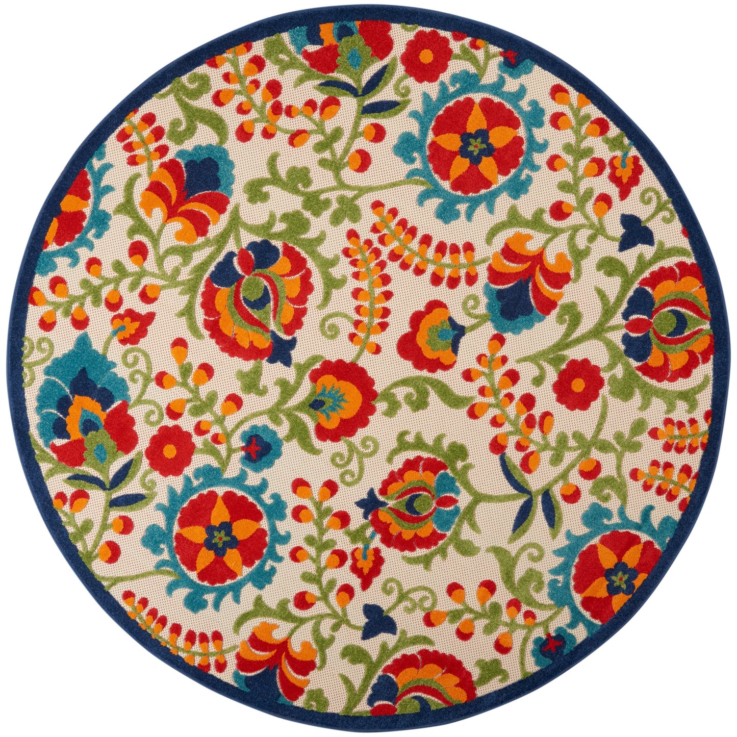 Nourison Alice Indoor/Outdoor Floral Area Rug