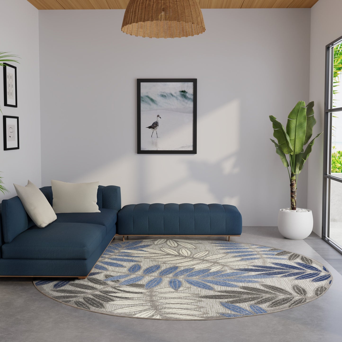 Nourison Alice Indoor/Outdoor Floral Area Rug