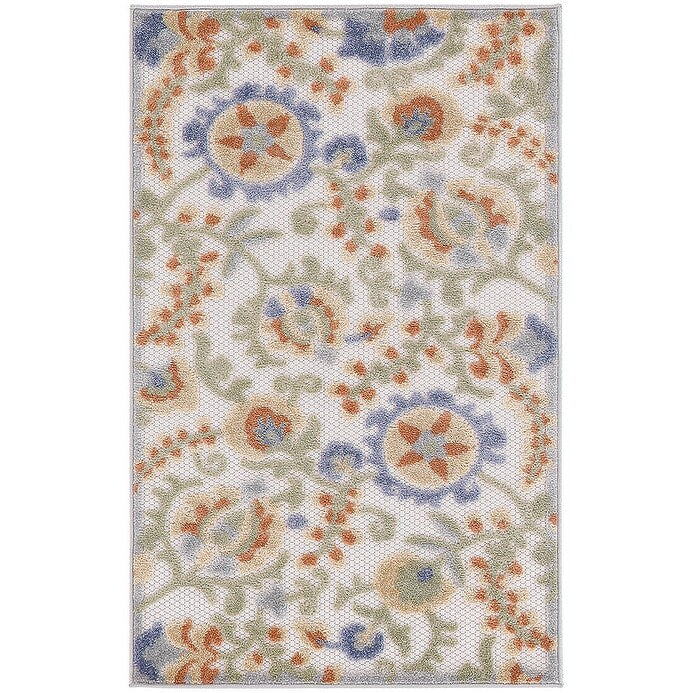 Nourison Alice Indoor/Outdoor Floral Area Rug