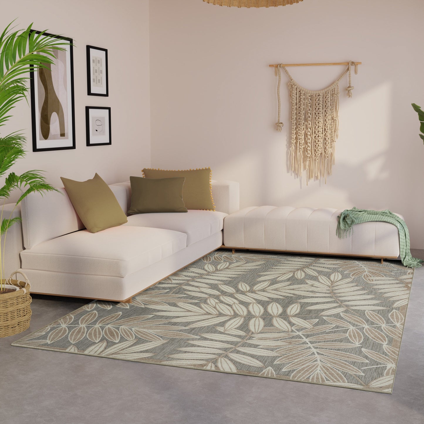 Nourison Alice Indoor/Outdoor Floral Area Rug