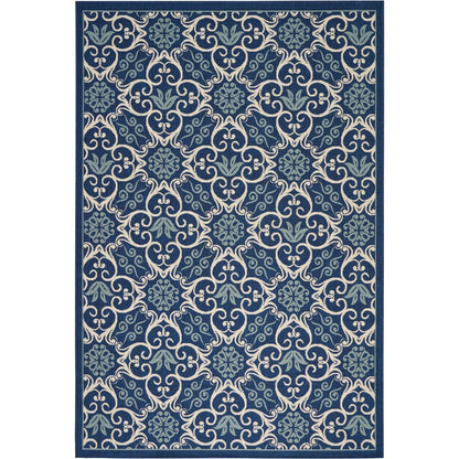 Nourison Caribbean Floral Geometric Indoor/Outdoor Area Rug