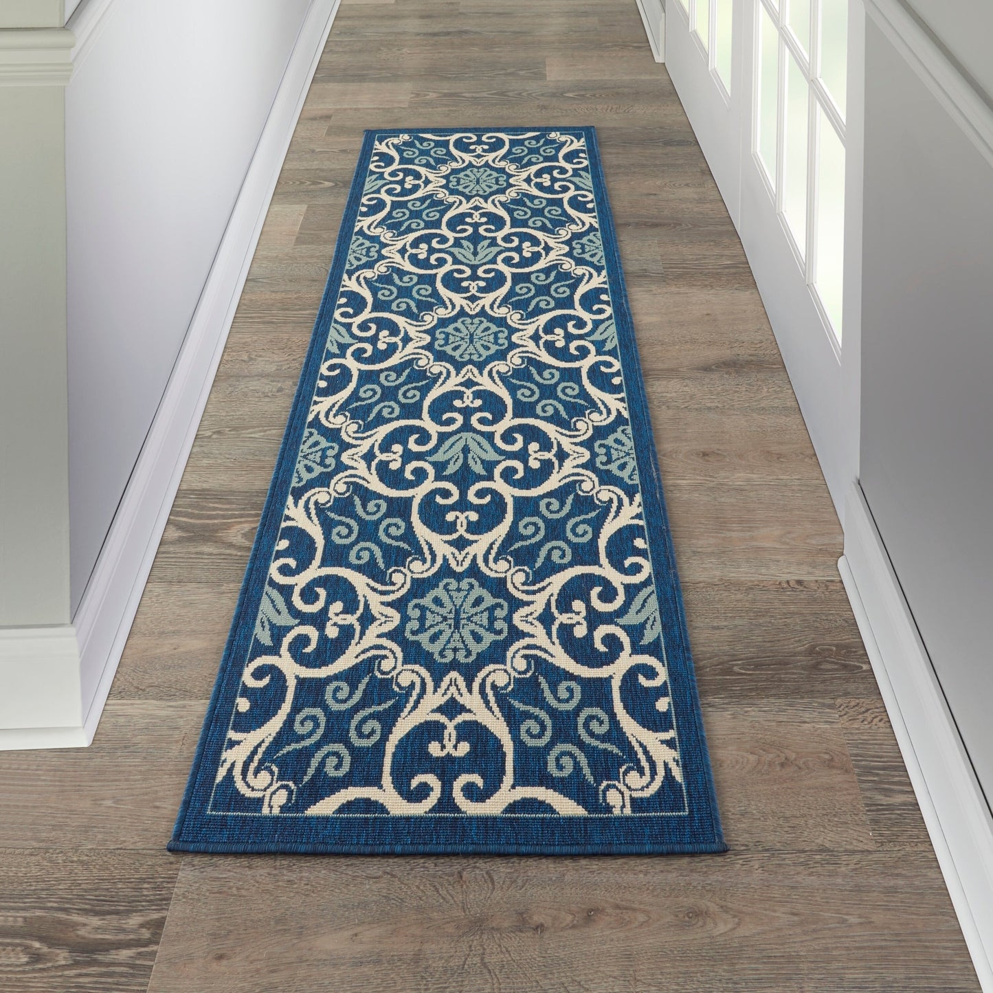 Nourison Caribbean Floral Geometric Indoor/Outdoor Area Rug