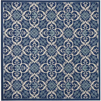 Nourison Caribbean Floral Geometric Indoor/Outdoor Area Rug