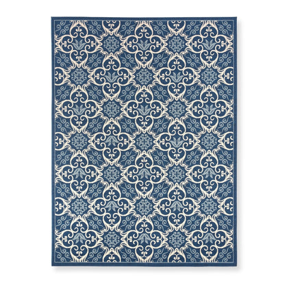 Nourison Caribbean Floral Geometric Indoor/Outdoor Area Rug