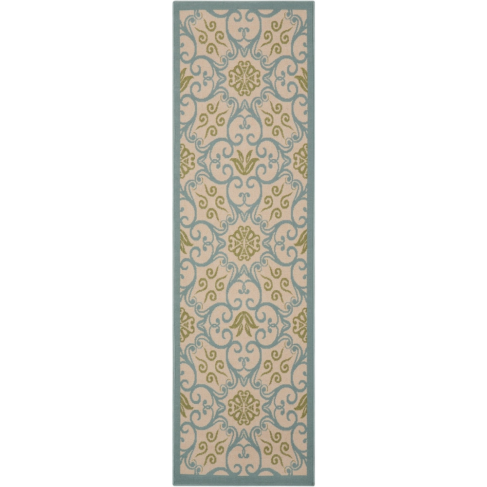 Nourison Caribbean Floral Geometric Indoor/Outdoor Area Rug